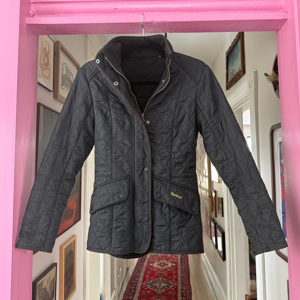 Barbour Women's Black Quilted Utility Jacket